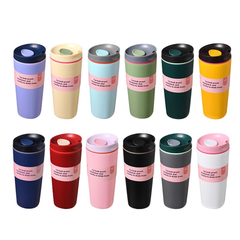 20oz Stainless Steel Tumbler with SmoothSip Slider Lid – Custom Colors Available