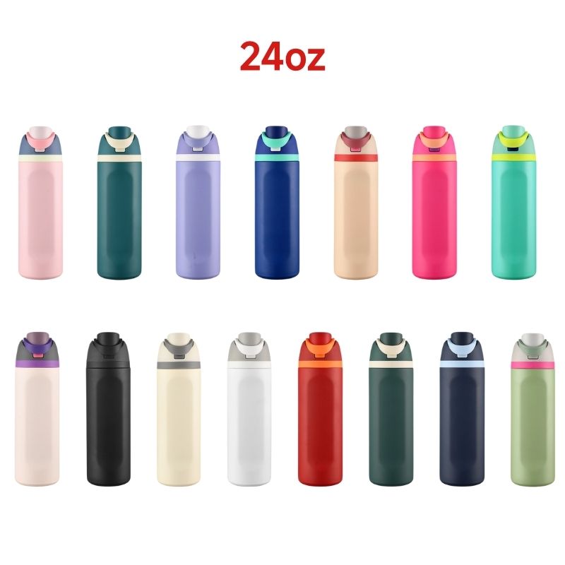 24oz sports water bottles – custom colors bulk