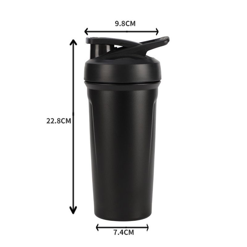 316 stainless steel shaker bottle size
