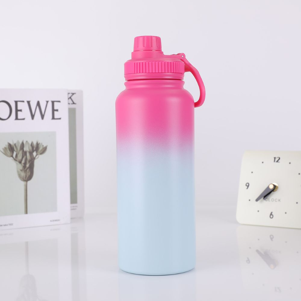 Single gradient spout lid insulated sports bottle product image