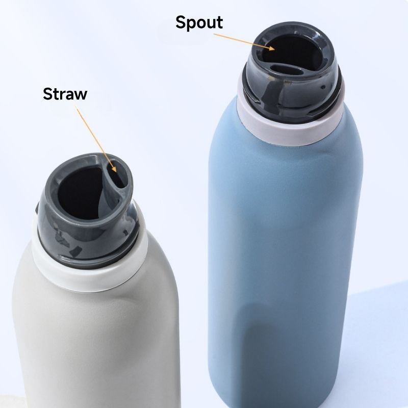 Straw & Direct Drinking Openings Close-Up