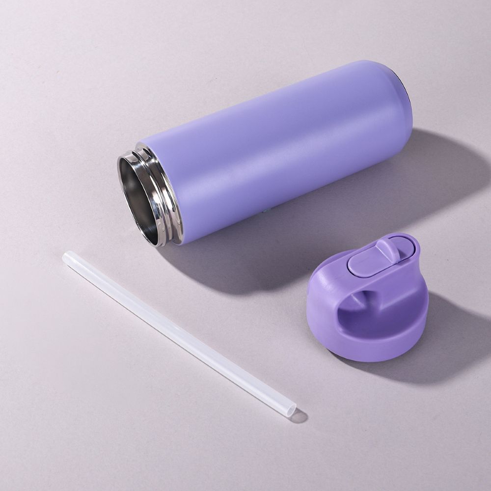 Vacuum bottle disassembled lid straw body parts