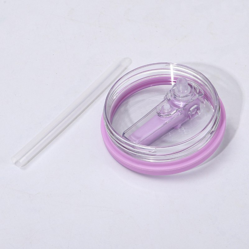 Water jug lid detail with straw