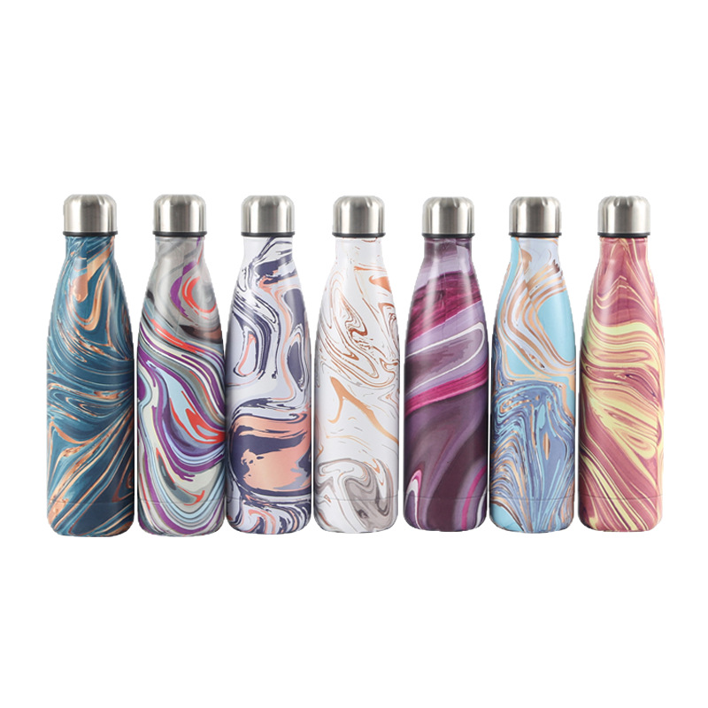 Water-transfer printed cola bottle design