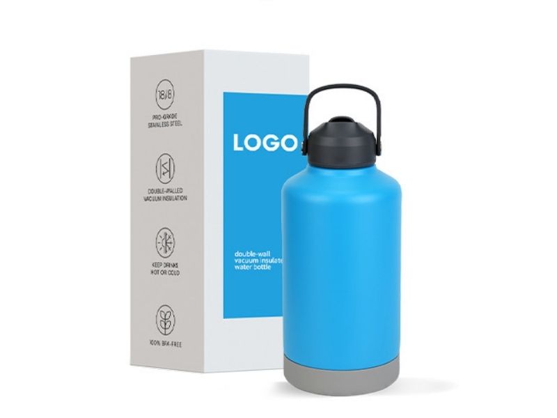 branded stainless jug packaging display