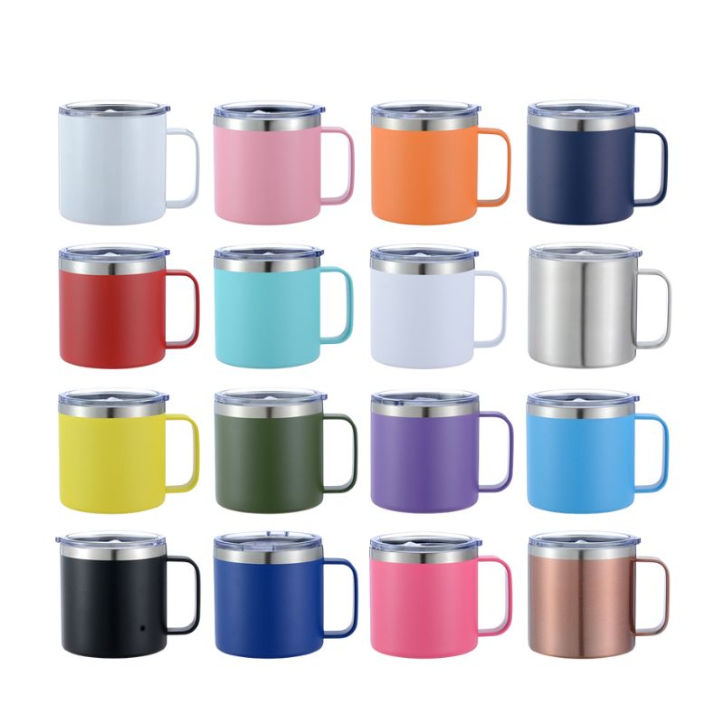 custom color insulated mugs group photo