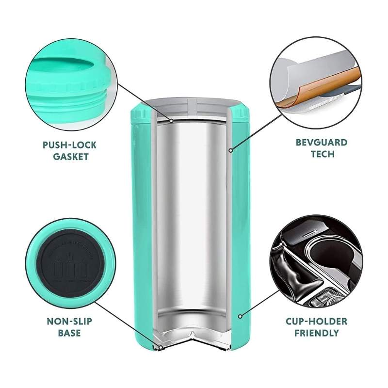 double wall vacuum insulated 304 stainless steel inner structure detail