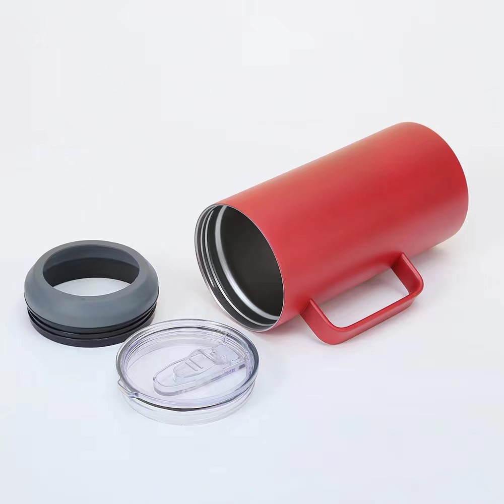 exploded view with sealing lid components