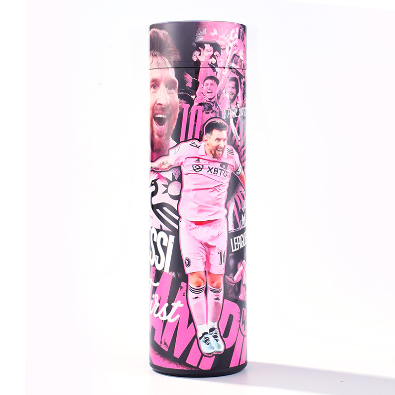 Sublimation double wall insulated tumbler with football champion inspired all over sports print