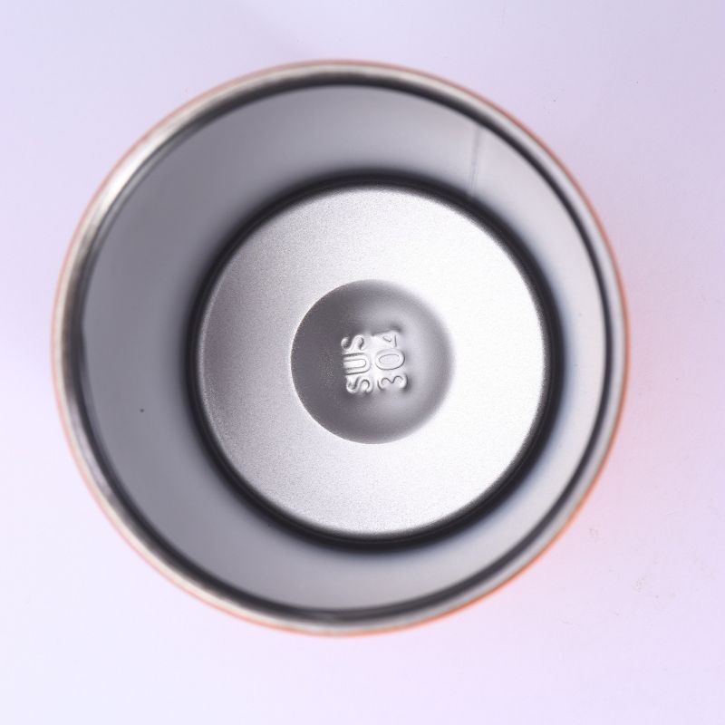 Top view inside bottle showing SUS304 stainless steel marking