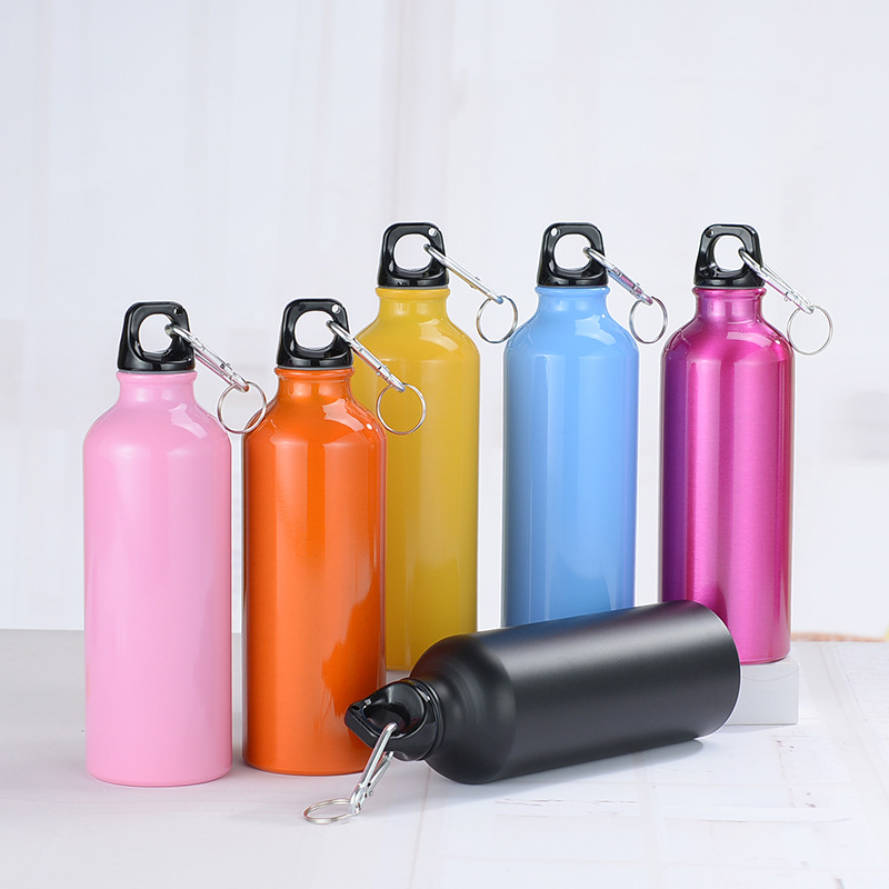 Multi-color carabiner lid stainless steel water bottles for bulk orders